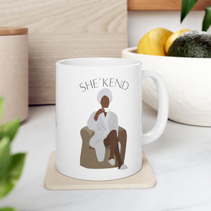 Woman in Robe Mug