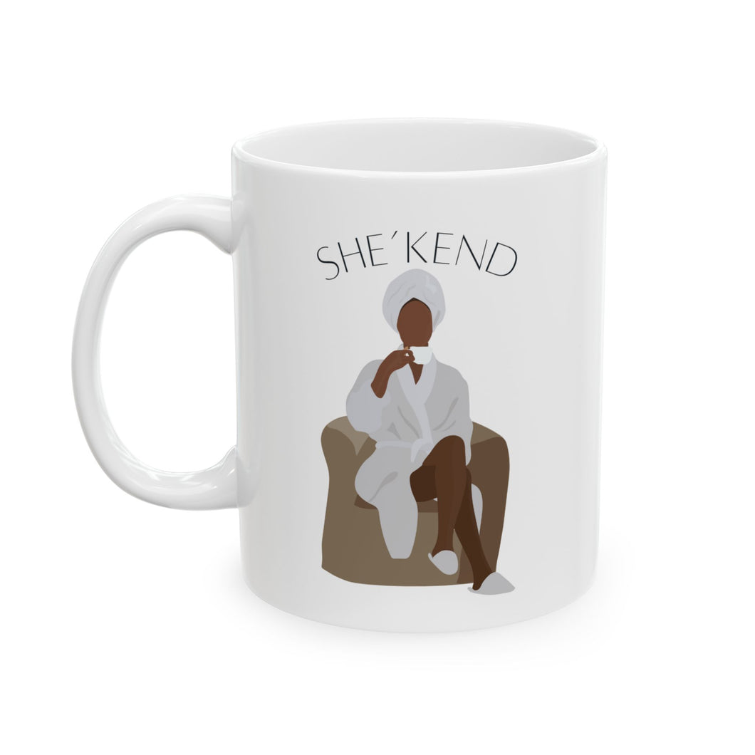 Woman in Robe Mug